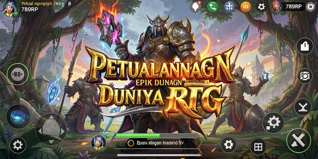 Tampilan gameplay 789RP yang menegangkan dan penuh warna.