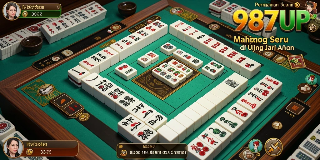 Tampilan gameplay Mahjong yang menarik di 987UP.