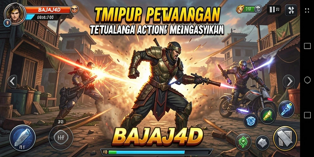 Tampilan gameplay menegangkan dari BAJAJ4D dengan aksi yang cepat.