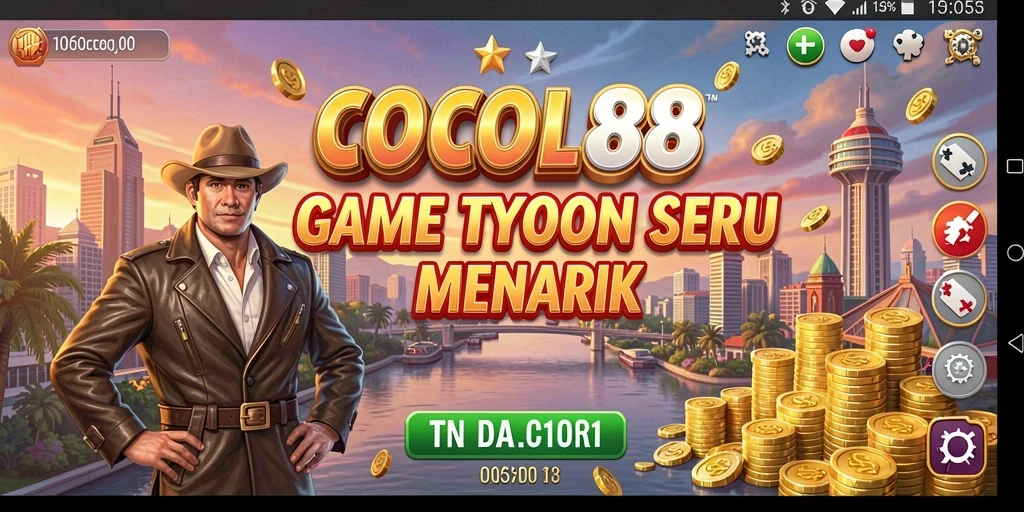 Gameplay seru COCOL88 dengan strategi bisnis yang menantang.