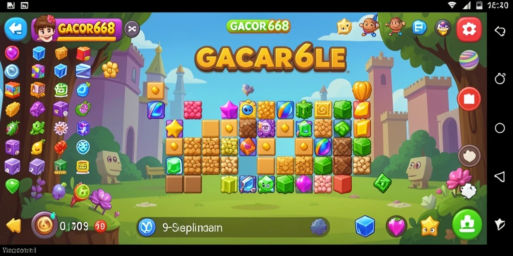 Tangkapan layar GACOR668 menampilkan gameplay Puzzle yang seru.