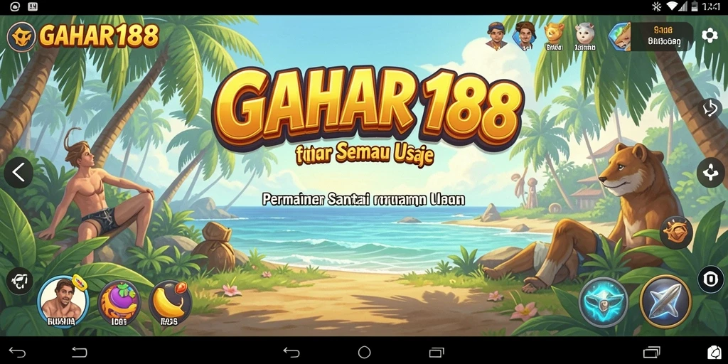 Tampilan gameplay seru GAHAR188 yang mudah dimainkan.