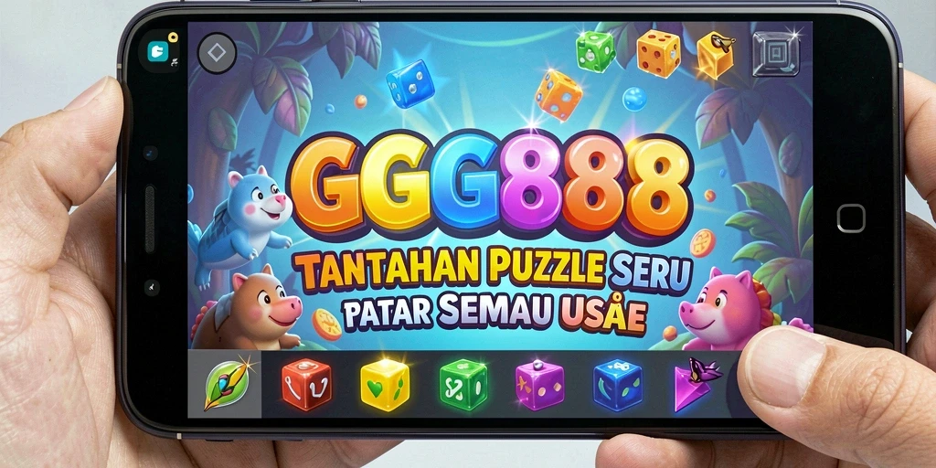 Tampilan gameplay GGG888 dengan tantangan puzzle yang mengasyikkan.