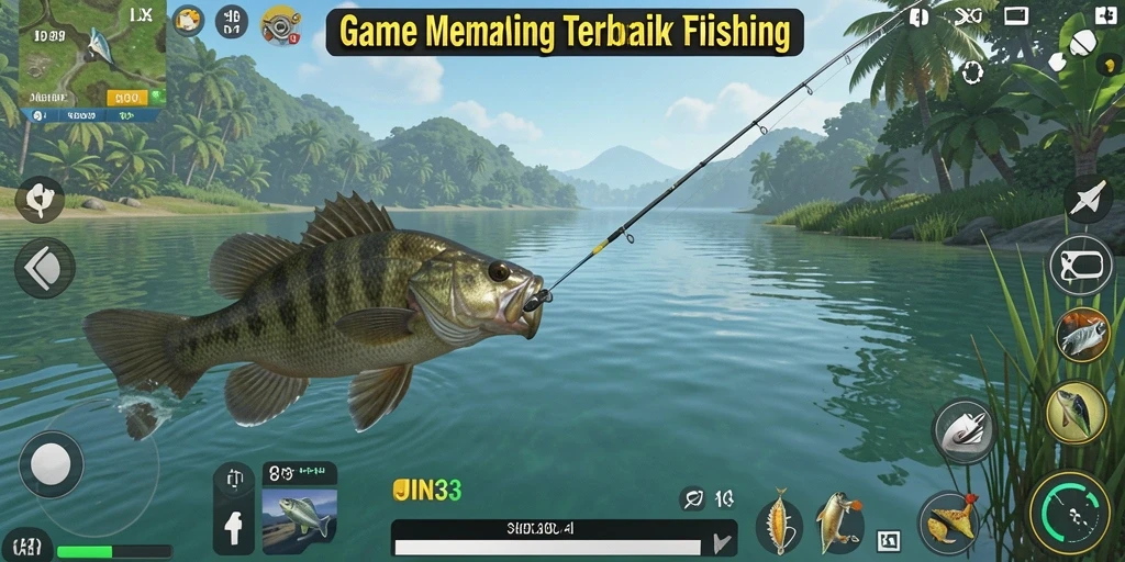 Screenshot JIN33 menampilkan aksi memancing di lokasi yang menakjubkan.