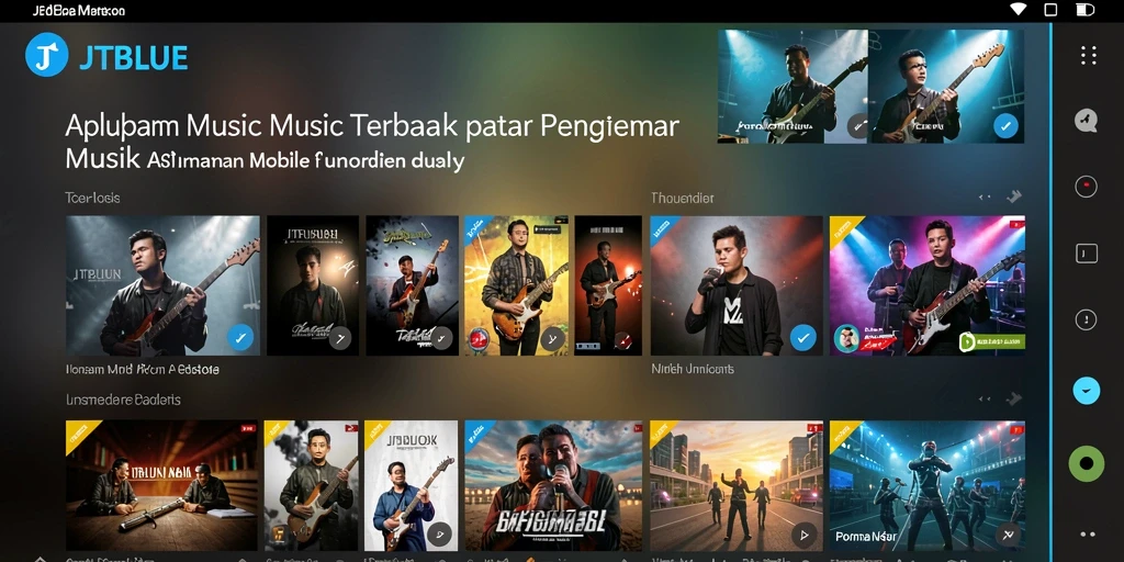 Screenshot JTBLUE menampilkan gameplay interaktif yang menyenangkan.