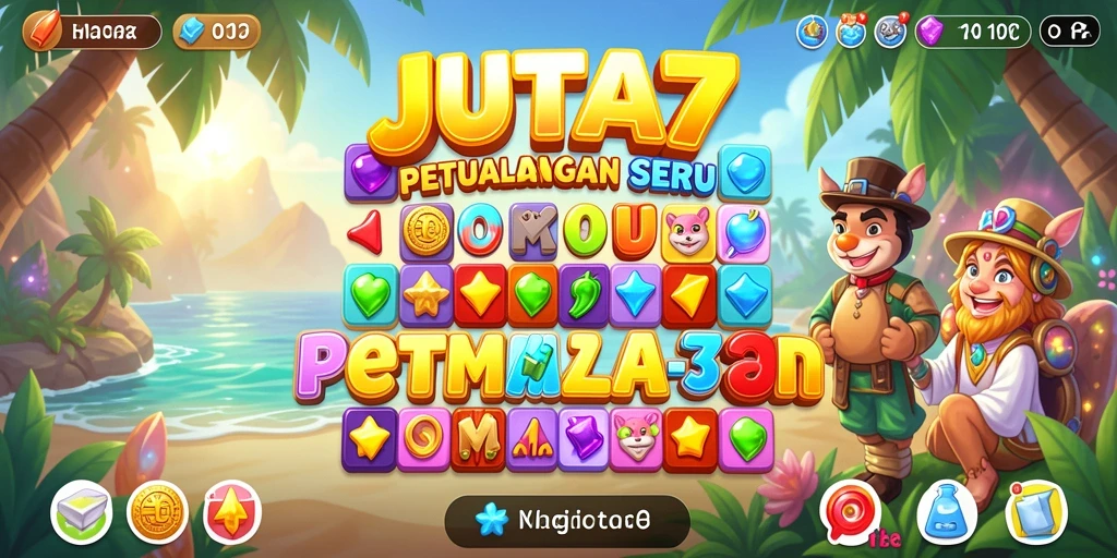 Menampilkan gameplay yang seru dan penuh warna dari permainan Match-3.