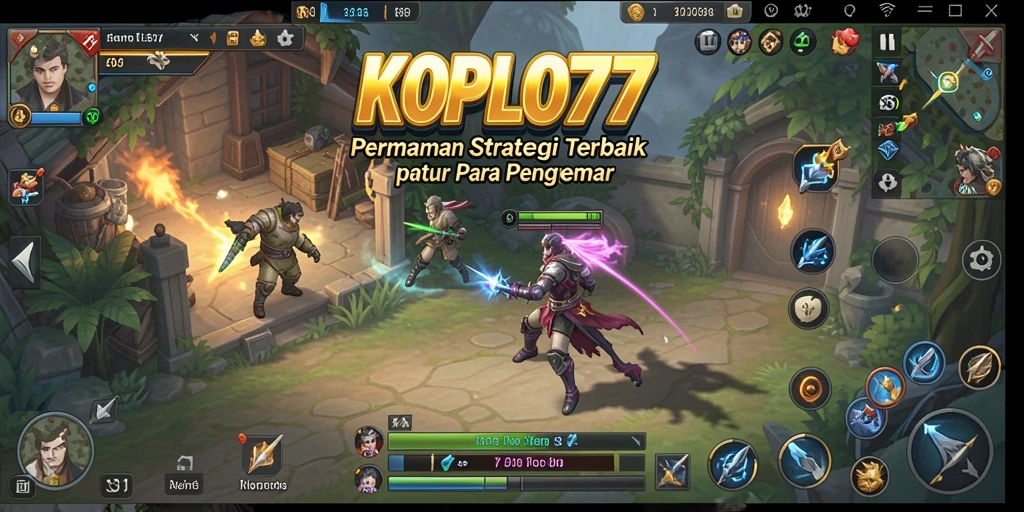 Tampilan gameplay KOPLO77 yang mendebarkan dan penuh strategi.
