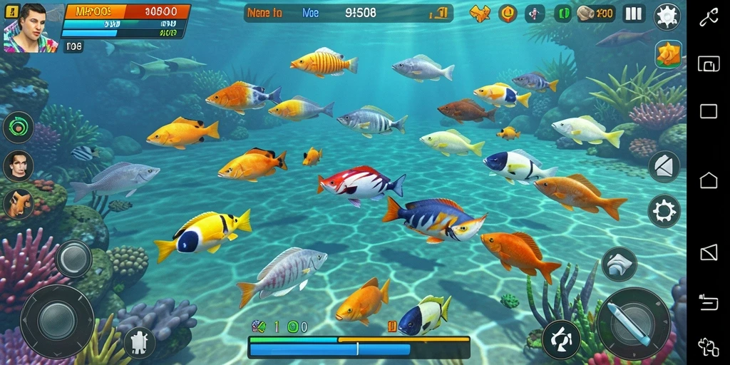 Gameplay seru dan menantang dalam Tembak Ikan MPO08.