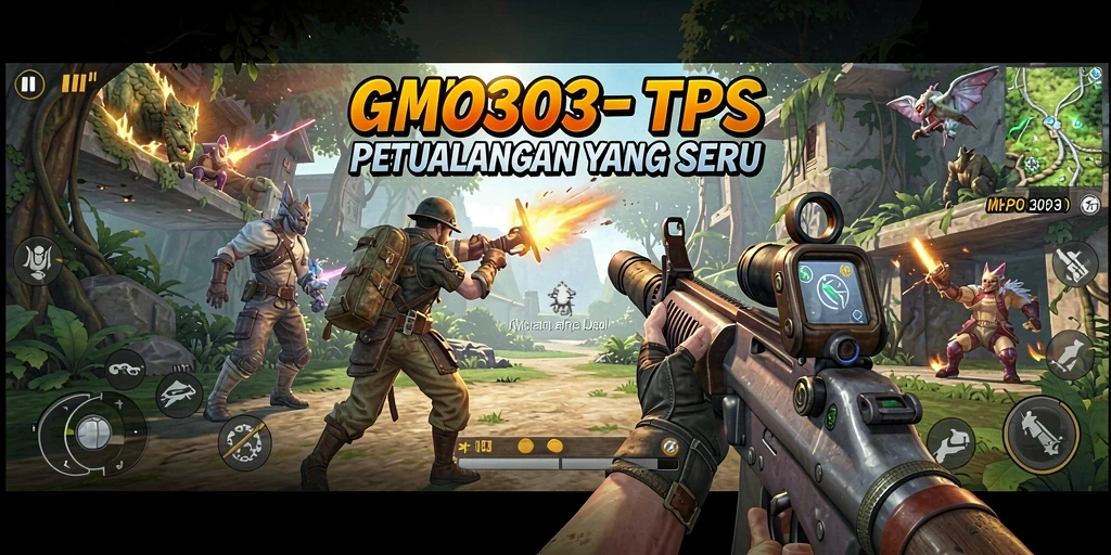 Tampilan menarik dari gameplay MPO303 dalam mode TPS.