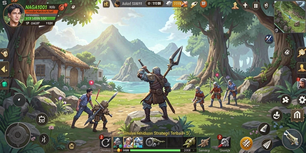 Screenshot NAGA1001 menampilkan gameplay menarik dan interaktif.