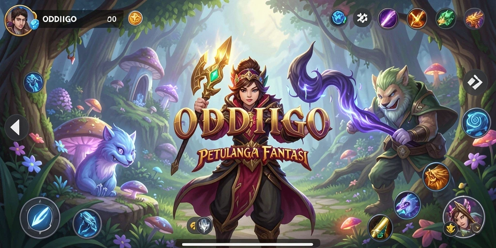 Gambaran gameplay ODDIGO yang mendebarkan dan penuh petualangan.