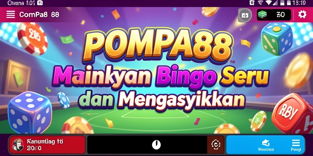 Tampilan gameplay seru di POMPA88 yang menampilkan Bingo yang mengasyikkan.