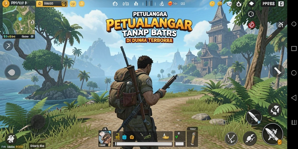 Gameplay PPV88 menampilkan petualangan di dunia terbuka yang luas.