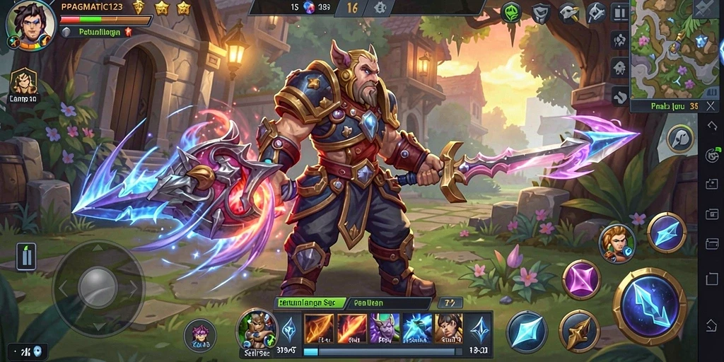 Tampilan seru gameplay ARPG PRAGMATIC123 yang penuh aksi.