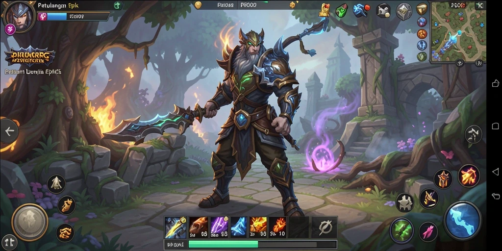Tangkapan layar gameplay PRG007 menampilkan pertarungan mendebarkan dan dunia fantasi yang luas.
