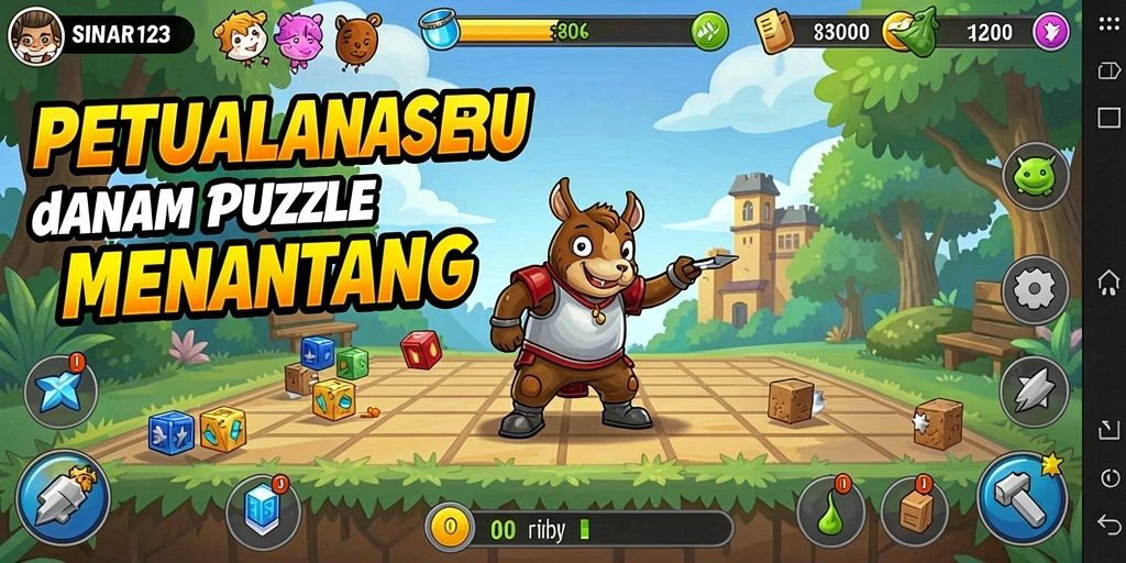 Tampilan menarik dari gameplay SINAR123 yang menantang.