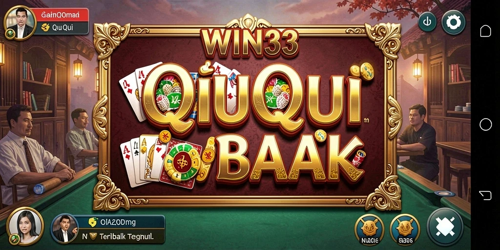 Tangkapan layar dari gameplay menarik QiuQiu WIN33.